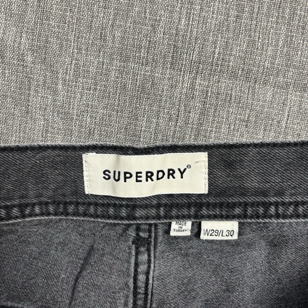 Superdry Black  High-Rise Straight Jeans - 29x30 - Picture 4 of 8